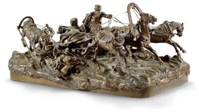 Тройка в бронзе — русская скульптура XIX века